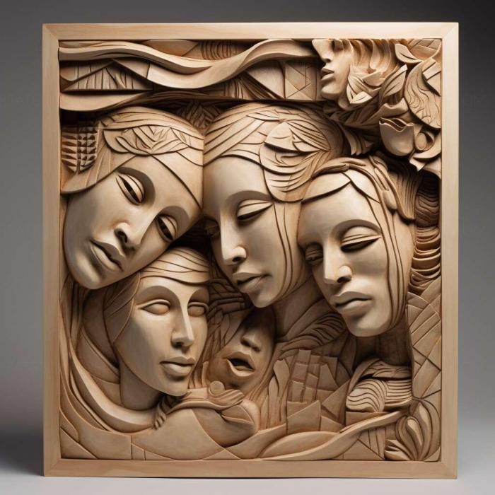 نموذج ثلاثي الأبعاد لآلة CNC 3D Art 